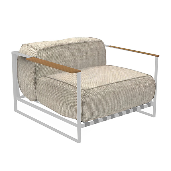 مبل تک نفره دسته‌دار نظری مدل دنیز لانژ