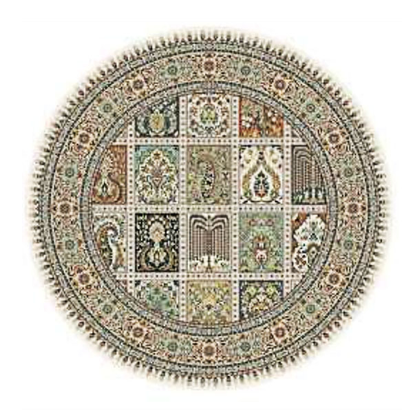 فرشینه نگین ترمه مدل D14