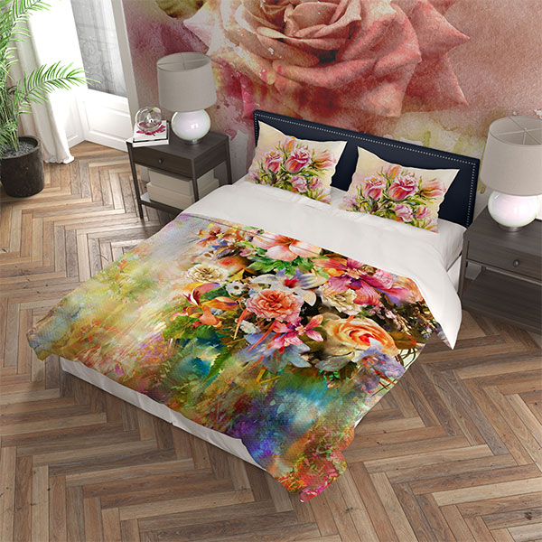 ست روتختی دونفره دستیکور مدل N450