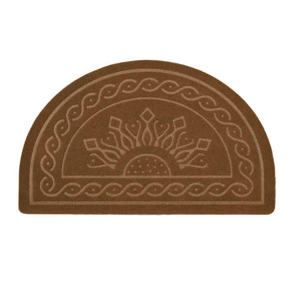 پادری مخمل پشت ترمز بابل مدل D6117 قهوه ای روشن