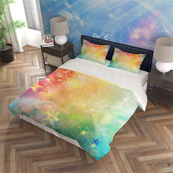 ست روتختی ستاره‌ای دونفره دستیکور مدل M266