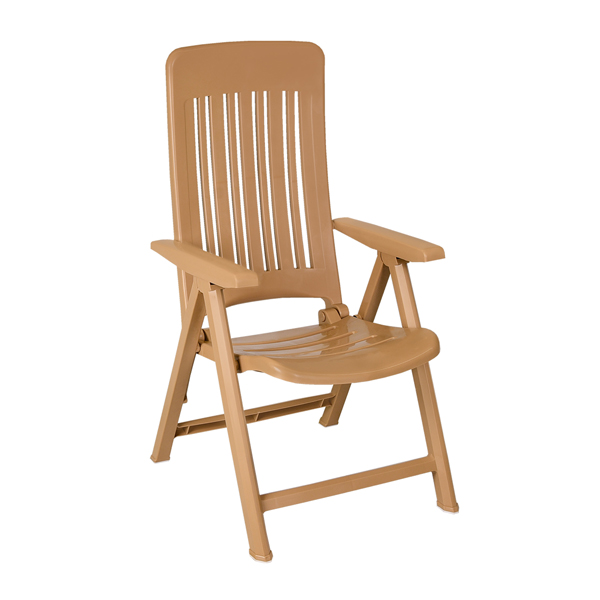 صندلی تاشو بابل مدل اساره قهوه ای