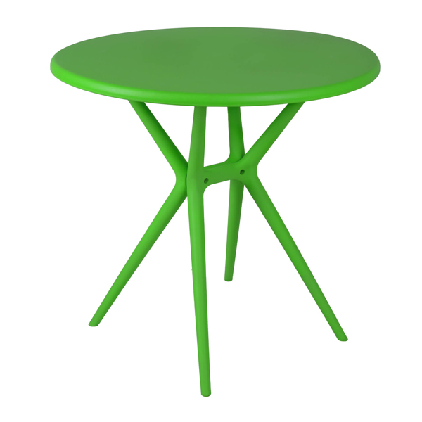 میز باغی دایره بابل مدل تیکا سبز تیره