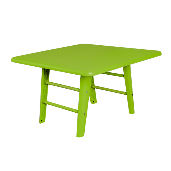 میز باغی مربع بابل مدل تینا سبز