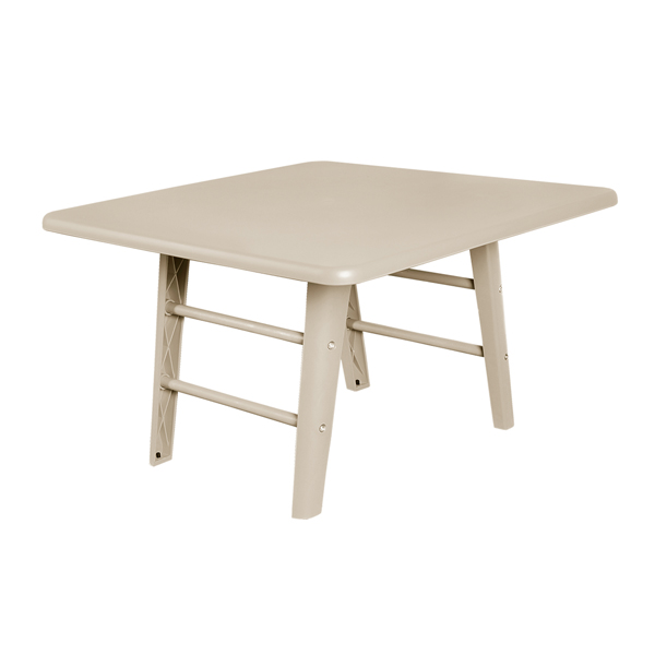 میز باغی مربع بابل مدل تینا کرم روشن