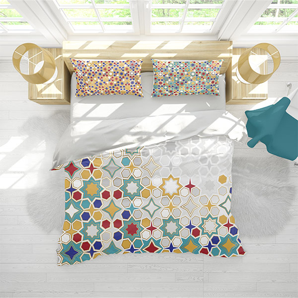 ست روتختی سنتی دونفره دستیکور مدل 1382B