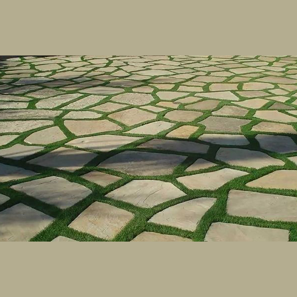 رنگ چمن مصنوعی برای استفاده در بین موزاییک