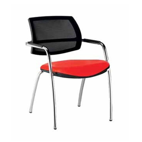 صندلی دسته‌دار پایه فلزی کلیک نظری مدل P891