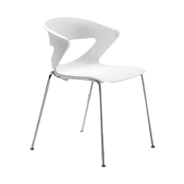 صندلی پلاستیکی بدون دسته پایه فلزی کیکا نظری مدل P851 - Image 2