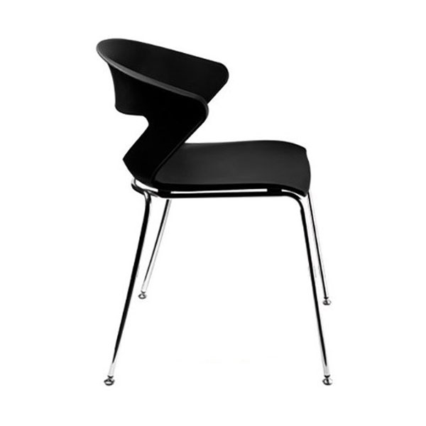 صندلی پلاستیکی بدون دسته پایه فلزی کیکا نظری مدل P851 - Image 3