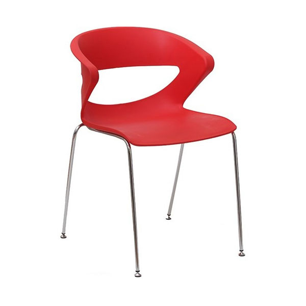 صندلی پلاستیکی بدون دسته پایه فلزی کیکا نظری مدل P851 - Image 4