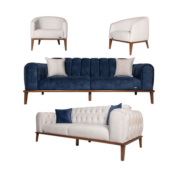 ست مبل اداری هشت‌نفره آرام گستر مدل پارلا