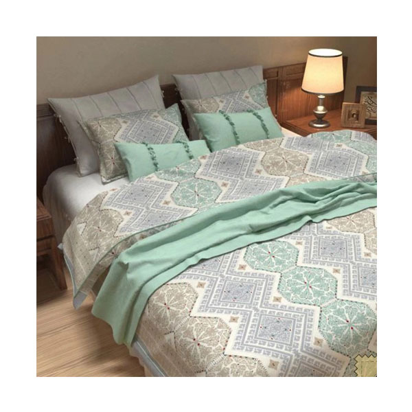 ست روتختی دونفره سندس مدل قصر F294 شش تکه