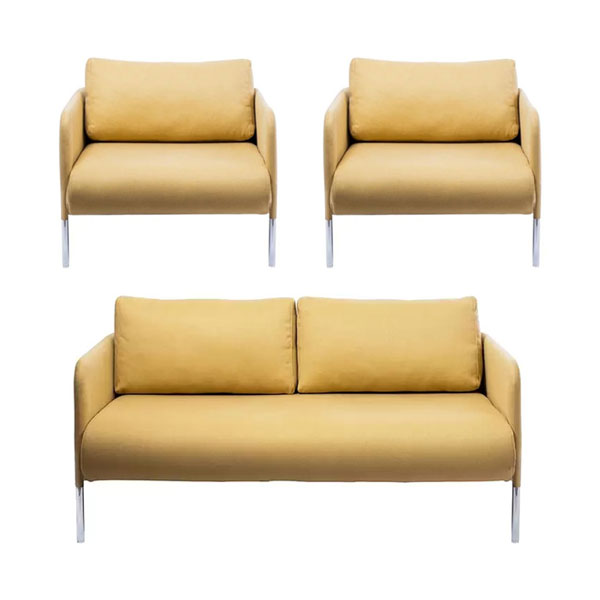 نیم ست چهارنفره مبل پشت کوتاه اداری آرام گستر مدل باران