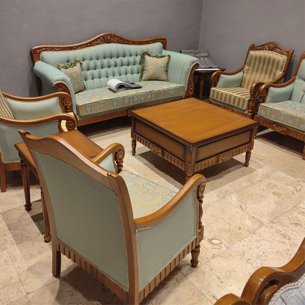 مبل الینا چوب مدل یونانی