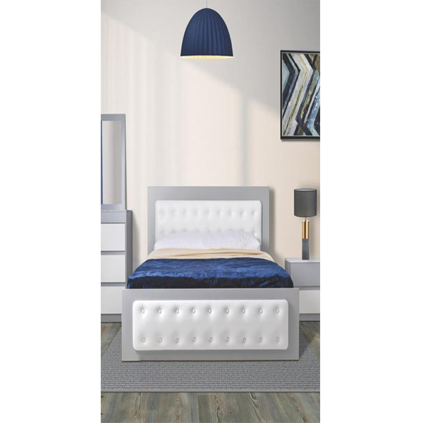 تخت خواب تک نفره چوبی KC مدل کاپری