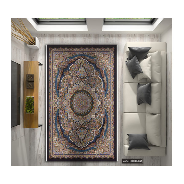 روفرشی کشدار شانل زکسیس مدل SHIRIN357 با رنگ نوسی آبی