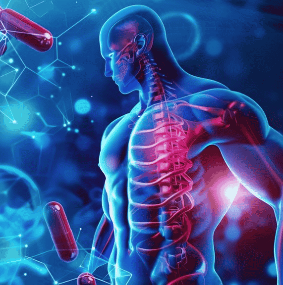 شمایل ورزشکار در حال آب کردن چربی
