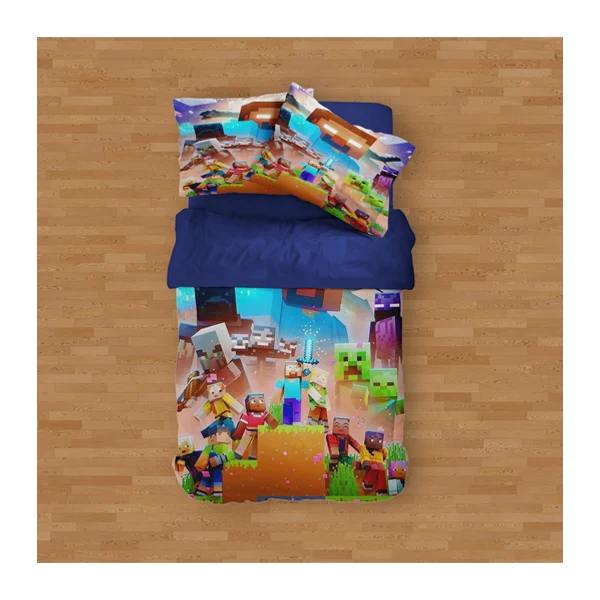 ست روتختی دستیکور مدل VM3-217MINECRAFT4