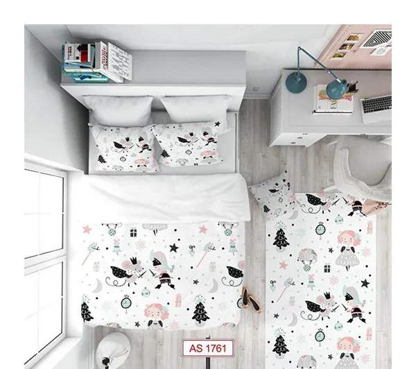 ست خواب دستیکور مدل فانتزی AS1761