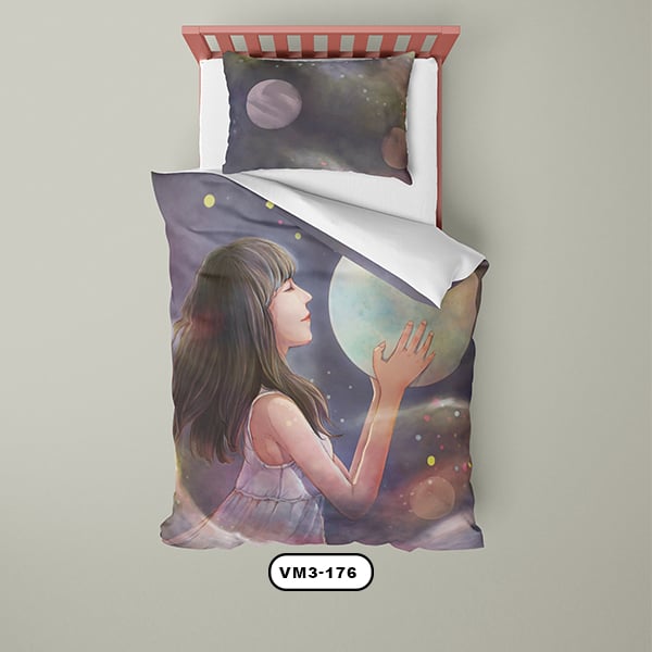 ست خواب دستیکور مدل دختر VM3-176