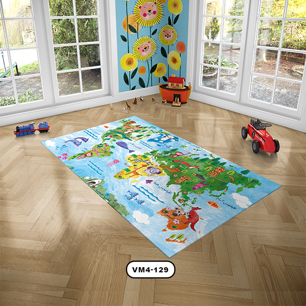 فرش دستیکور مدل نقشه VM4-129