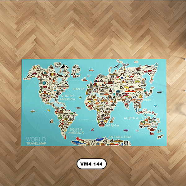 فرش دستیکور مدل نقشه VM4-144