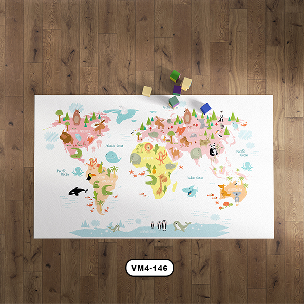 فرش دستیکور مدل نقشه VM4-146