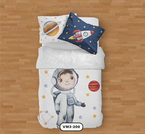 ست خواب دستیکور مدل فضایی VM3-200 به رنگ سفید