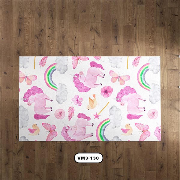 فرش اتاق کودک دستیکور مدل اسب VM3-130