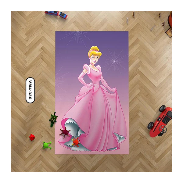 فرش اتاق کودک دستیکور مدل باربی VM4-336