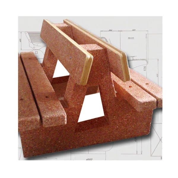 نیمکت دورا پشتی دار تراورس دابل B119 DOUBLE
