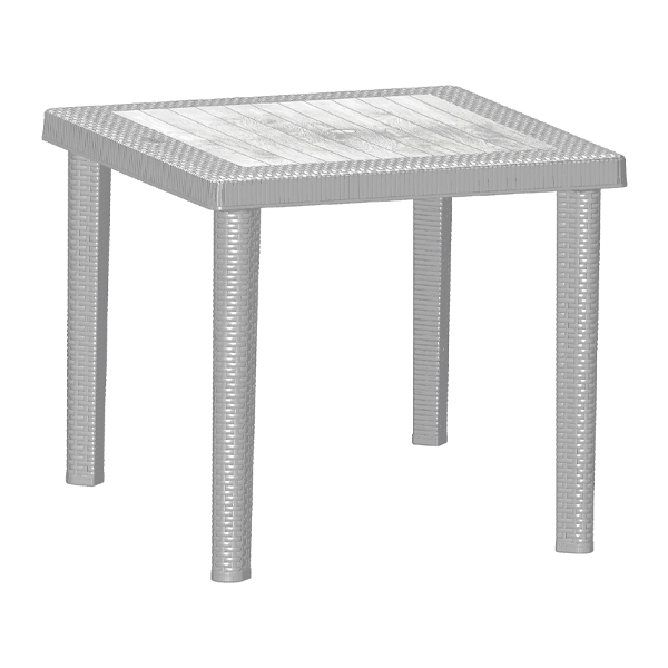 میز حصیربافت ناصر پلاستیک مدل 333