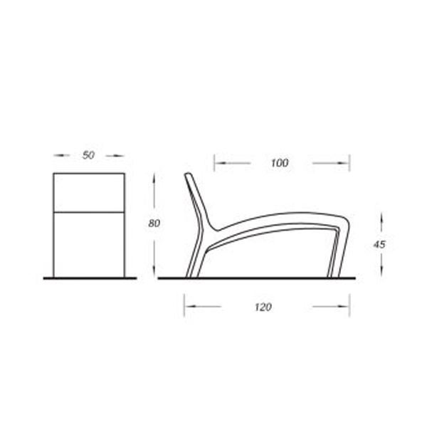 نیمکت آرامش دورا مدل B124 - Image 4