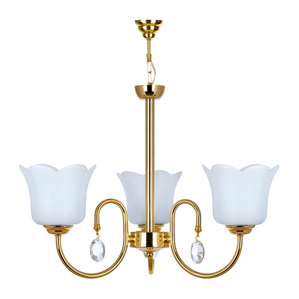 لوستر چشمه نور 3 شعله کد A856/3G-O