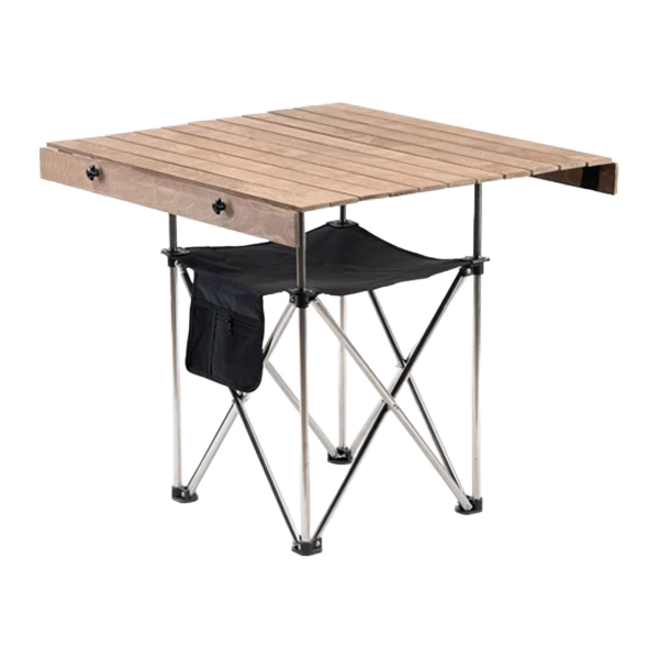 میز تاشو دو طبقه چوبی بزرگ آراد مدل C103A