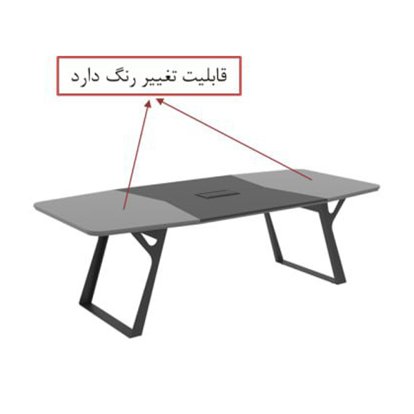 میز مدیریت پايه فلزی نیلپر مدل ODM553S - Image 7