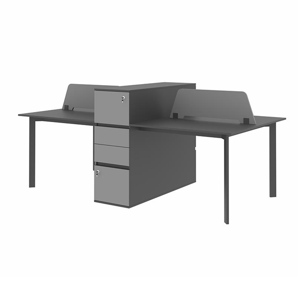 میز کار گروهی چهار نفره با باکس نیلپر مدل ODG551D