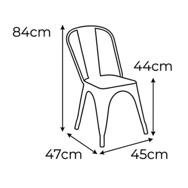 صندلی بدون دسته نگین هوم مدل تولیکس C3001 - Image 6